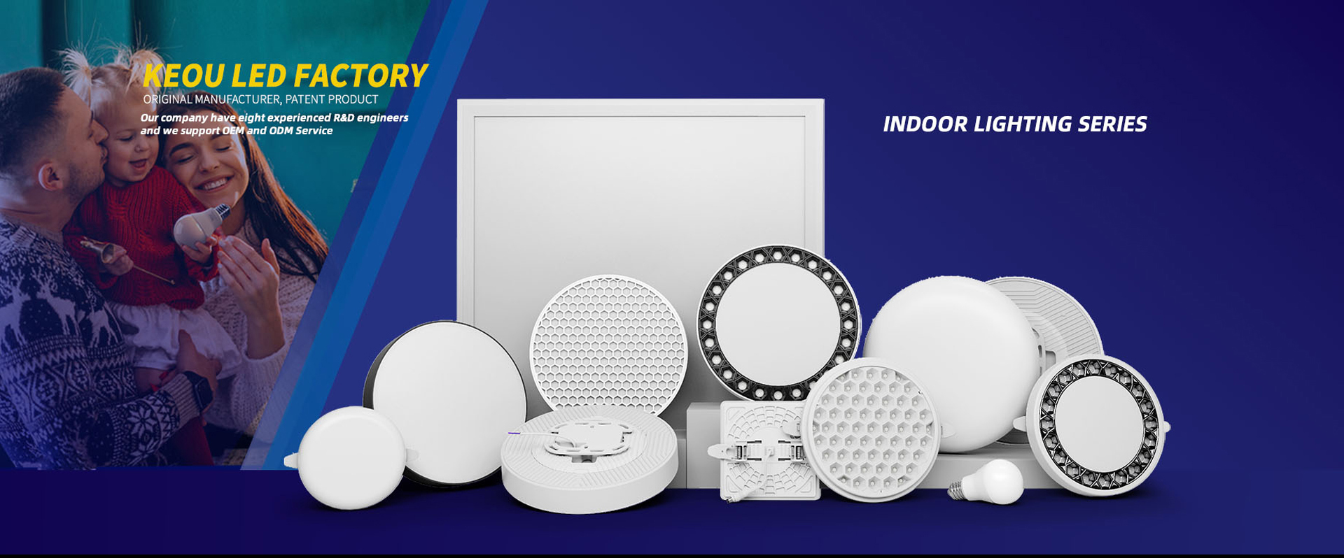 KEOU LED manufacturer indoor product display, get free samples and latest product catalog