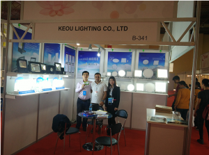 KEOU lighting fixtures at the Turkey exhibition