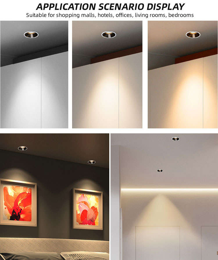 KEOU Spring Fixed Ceiling Spotlights
