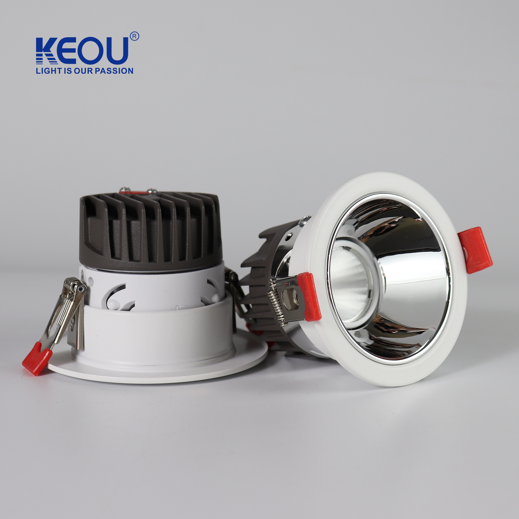 Type 3:KEOU 7W 9W 12W Cob Spring Fixed Ceiling Spotlights