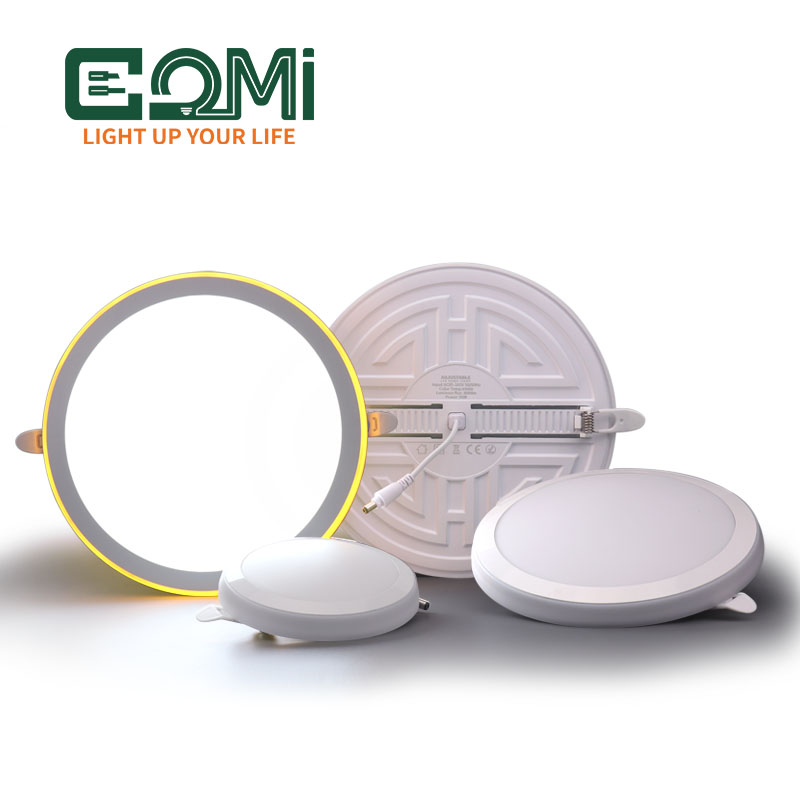 COMI Color Edge RGB Dimmable 18W 24W 36W Round Led Panel Light